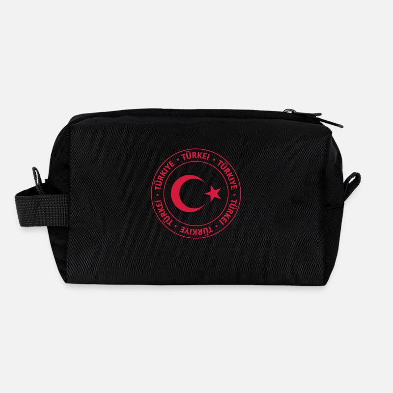 Croissant Étoile Trousse de toilette en tissu recyclé