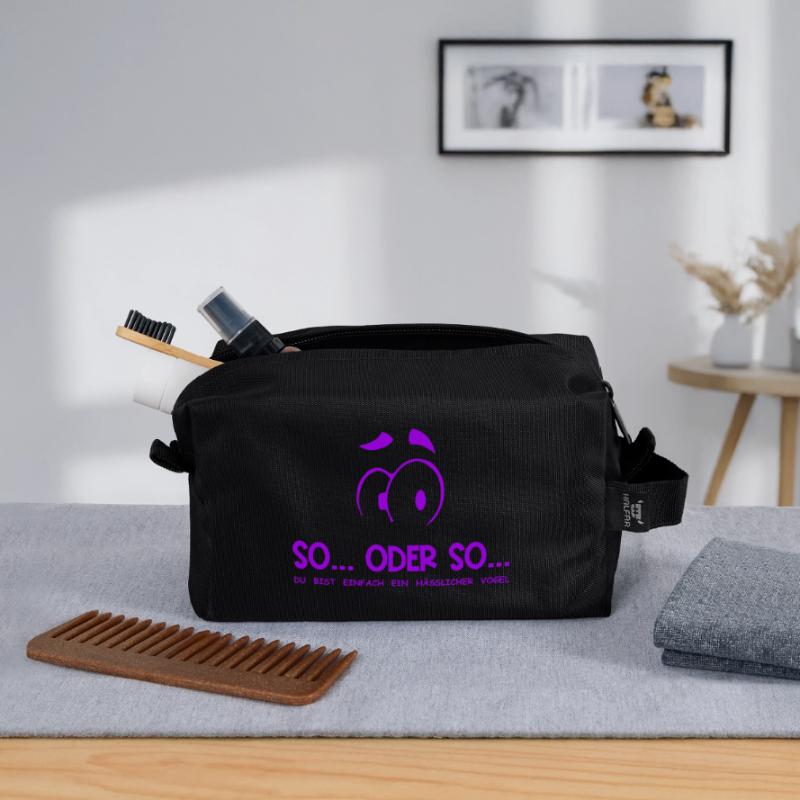 So...Oder So: Hässlicher Vogel - Lila Recycelte Kulturtasche