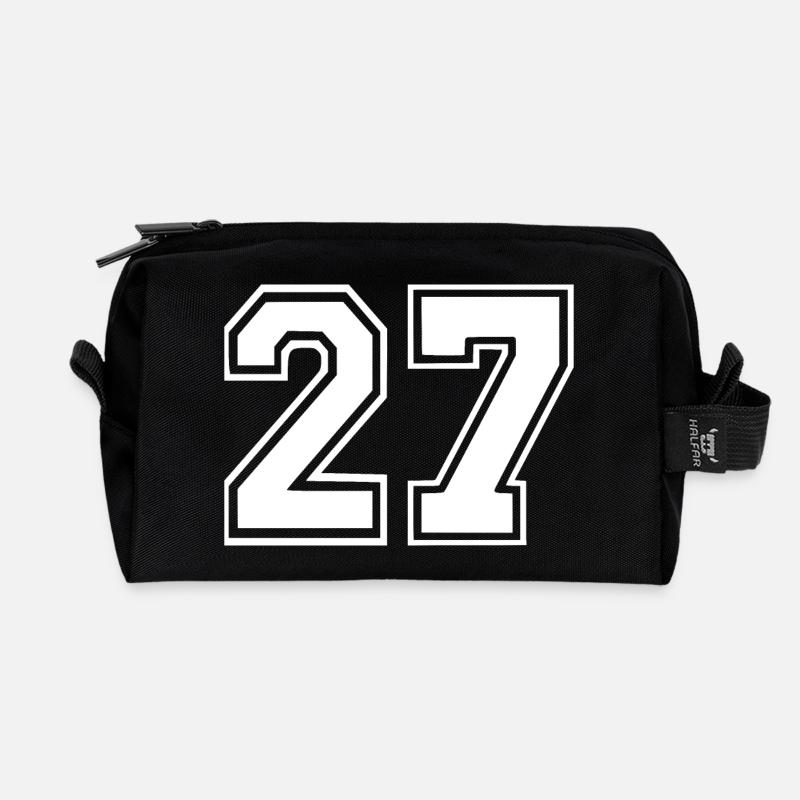 27 - Recycelte Kulturtasche - Schwarz