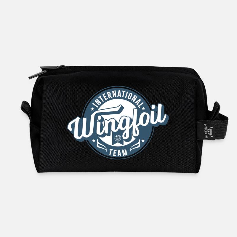 International Wingfoil Team - Recycelte Kulturtasche - Schwarz