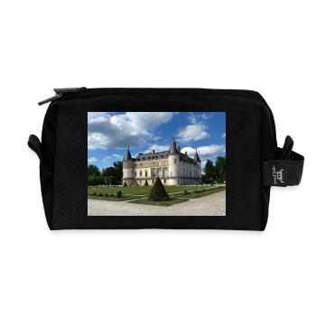 Château de Rambouillet - Trousse de toilette en tissu recyclé - noir - Devant