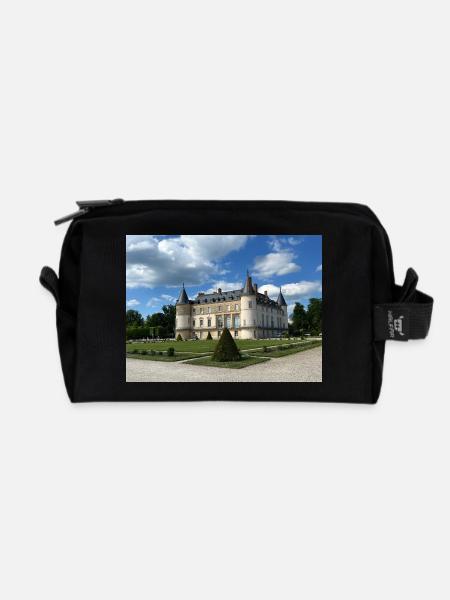 Castle of Rambouillet - Recycled Toiletry Zip Bag - black