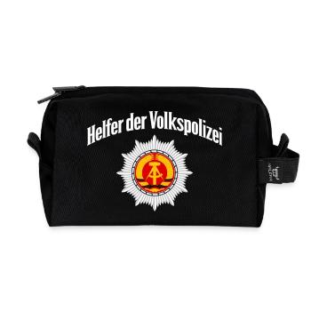 Helfer der Volkspolizei - Recycelte Kulturtasche - Schwarz - Vorne