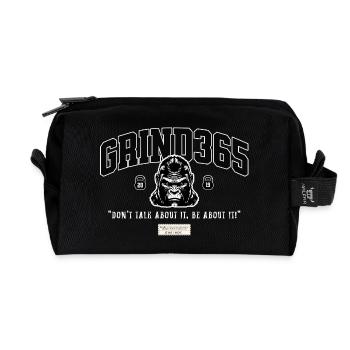Grind365 Be About it - Recycled Toiletry Zip Bag - black - Front