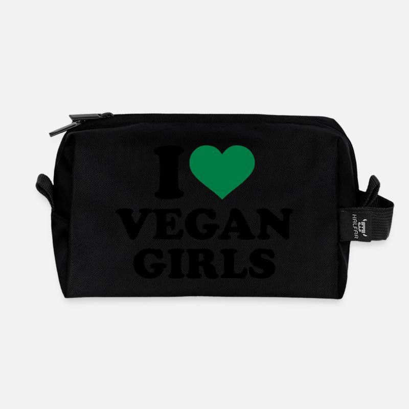Vegan - Recycelte Kulturtasche - Schwarz