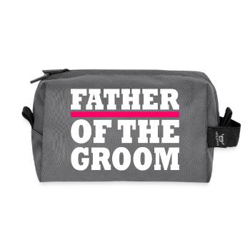 Father of the groom - Trousse de toilette en tissu recyclé - anthracite - Devant