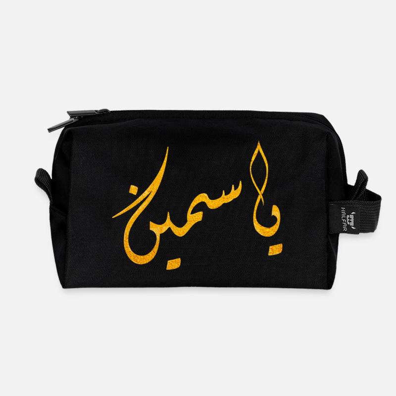 Yasmeen - Recycelte Kulturtasche - Schwarz