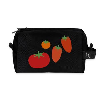 Tomaten - Recycelte Kulturtasche - Schwarz - Vorne