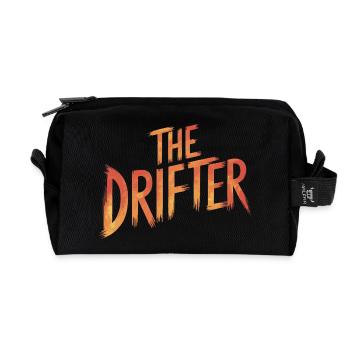 DER DRIFTER - Recycelte Kulturtasche - Schwarz - Vorne