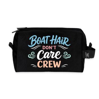 Les poils de mer s’en fichent - Trousse de toilette en tissu recyclé - noir - Devant