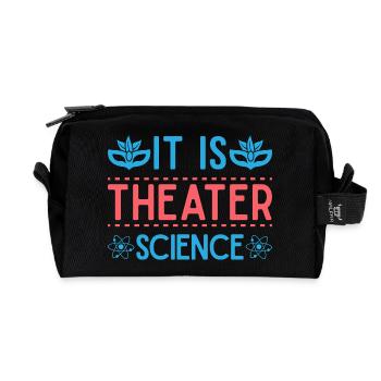 Théâtre musical C’est un cadeau scientifique théâtral - Trousse de toilette en tissu recyclé - noir - Devant