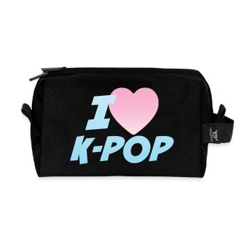 Ich liebe K-Pop - Recycelte Kulturtasche - Schwarz - Vorne