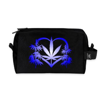 Heart of Cannabis - Recycelte Kulturtasche - Schwarz - Vorne