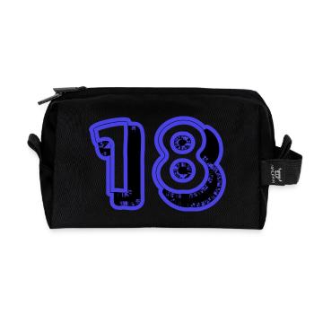 JAHRESTAG. ALLES GUTE ZUM GEBURTSTAG. ALLES GUTE ZUM GEBURTSTAG. - Recycelte Kulturtasche - Schwarz - Vorne