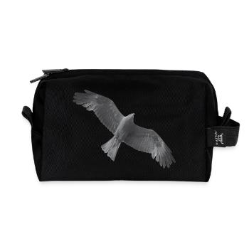 Golden Eagle - Recycelte Kulturtasche - Schwarz - Vorne