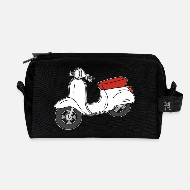 Roller Nostalgie Rerto Kult - Recycelte Kulturtasche - Schwarz