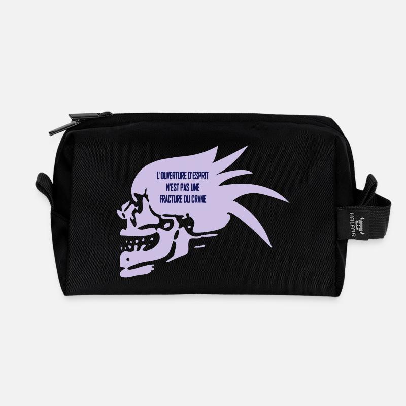pensée - Recycled Toiletry Zip Bag - black