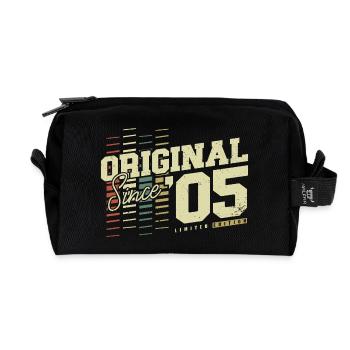 Original 2005 Vintage Vintage Rétro Anniversaire - Trousse de toilette en tissu recyclé - noir - Devant