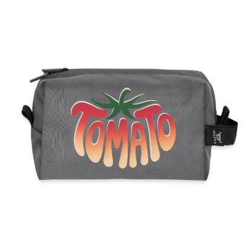 Tomate - Cooles Gemüse Logo - Recycelte Kulturtasche - Anthrazit - Vorne
