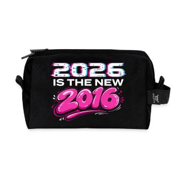 2026 Neue 2016 Throwback-Internet-Vibes - Recycelte Kulturtasche - Schwarz - Vorne