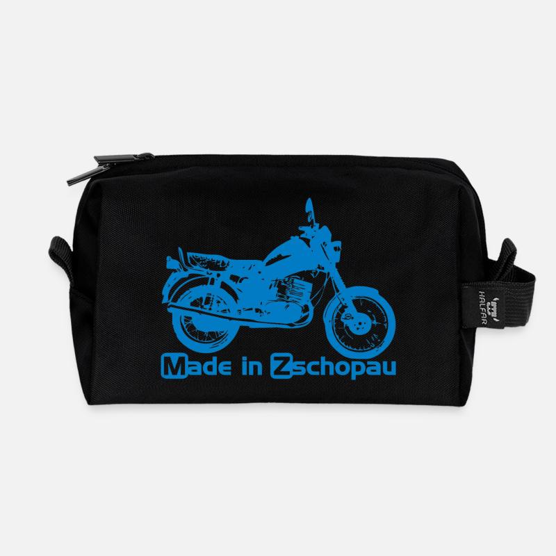 MZ ETZ 251 Zschopau - Recycelte Kulturtasche - Schwarz