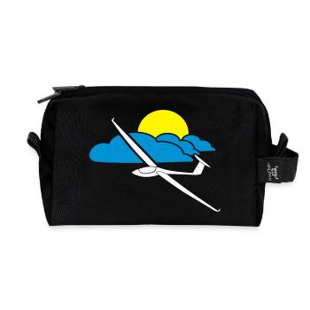 vol à voile - Trousse de toilette en tissu recyclé - noir - Devant