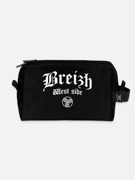 BRETAGNE BREIZH WEST COAST - Trousse de toilette en tissu recyclé - noir