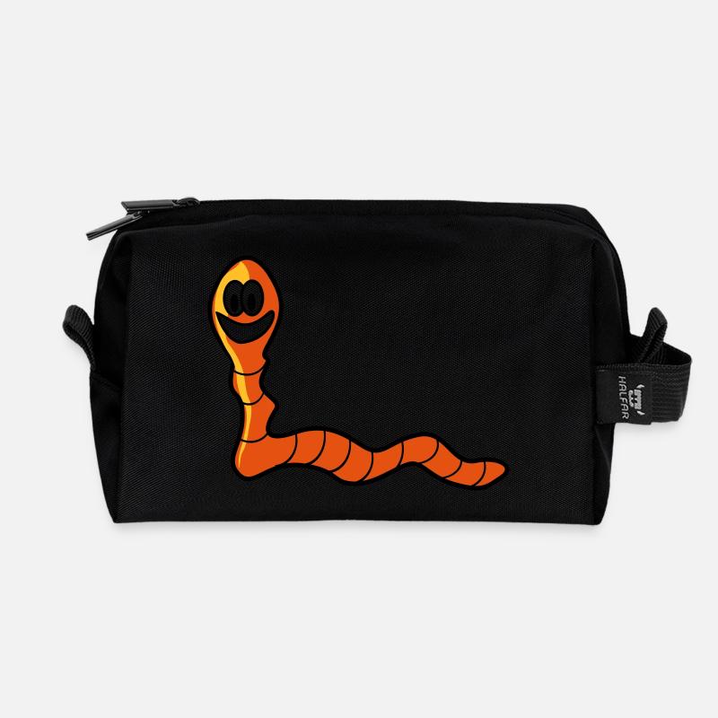 ver Earthworm - Trousse de toilette en tissu recyclé - noir