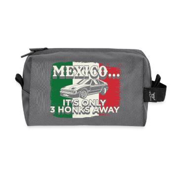 Automechaniker Geschenke, Mexiko Flagge - Recycelte Kulturtasche - Anthrazit - Vorne