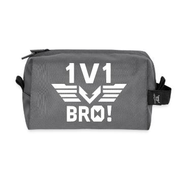 1v1 Frère - Trousse de toilette en tissu recyclé - anthracite - Devant