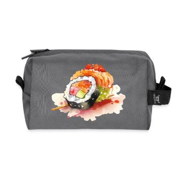 Sushi - Recycelte Kulturtasche - Anthrazit - Vorne