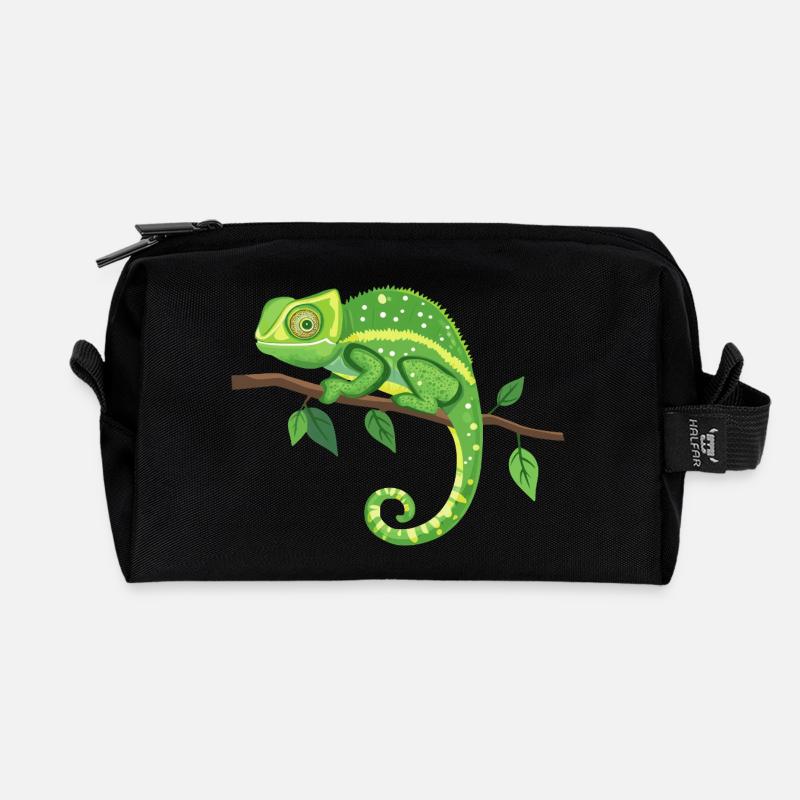 Kameleon - Recycled Toiletry Zip Bag - black