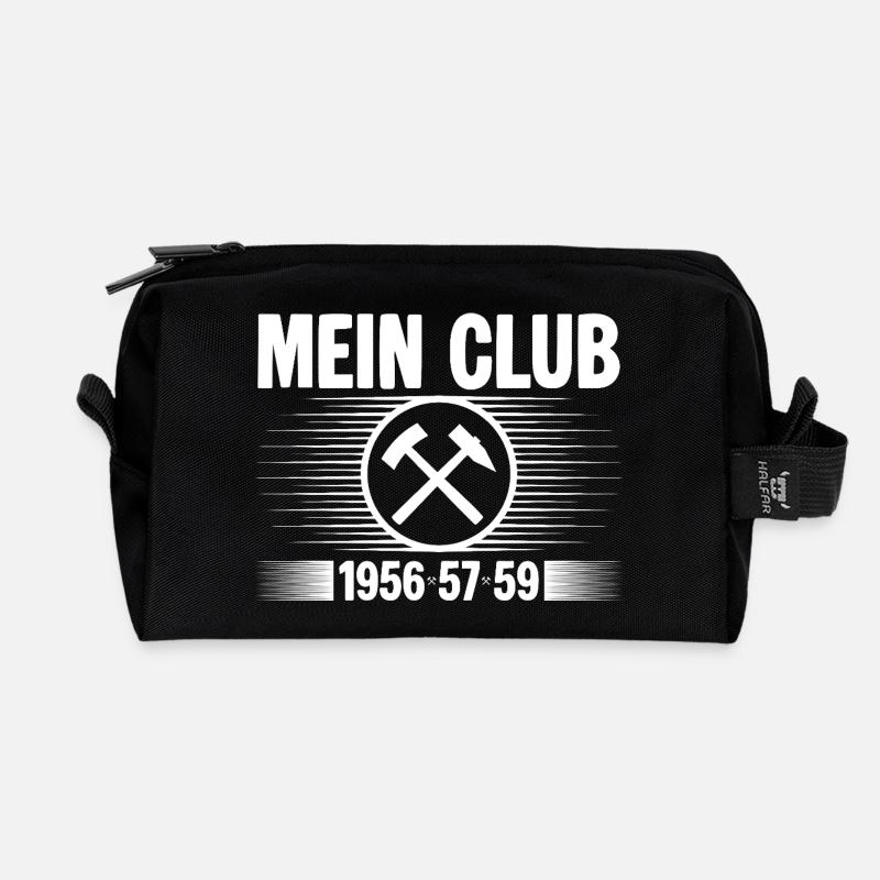 Erzgebirge Club - Recycelte Kulturtasche - Schwarz