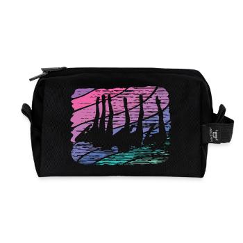 Artistic Swim Team Synchronschwimmen - Recycelte Kulturtasche - Schwarz - Vorne