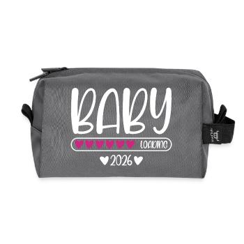 Bébé 2026 chargement - Trousse de toilette en tissu recyclé - anthracite - Devant