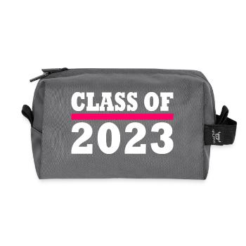 Class of 2023 - Recycled Toiletry Zip Bag - anthracite - Front