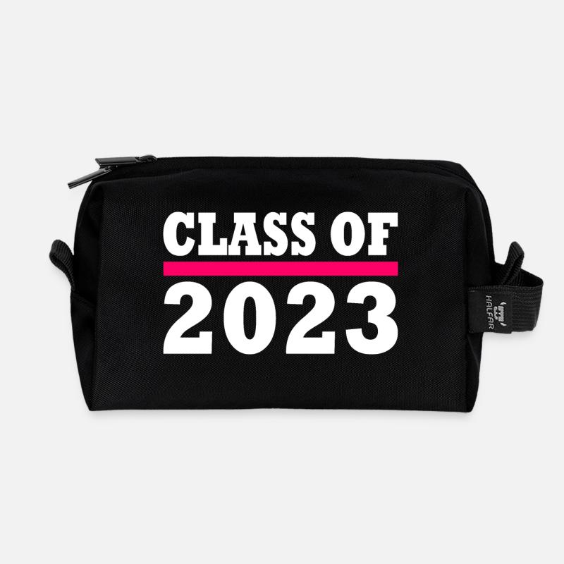 Class of 2023 - Recycelte Kulturtasche - Schwarz