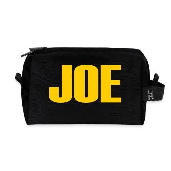 Joe - Recycled Toiletry Zip Bag - black - Front