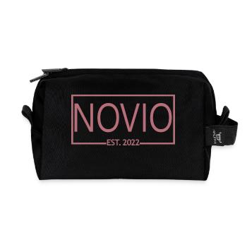 2022 Hochzeit des Verlobungsgeschenks des Bräutigams - Recycelte Kulturtasche - Schwarz - Vorne