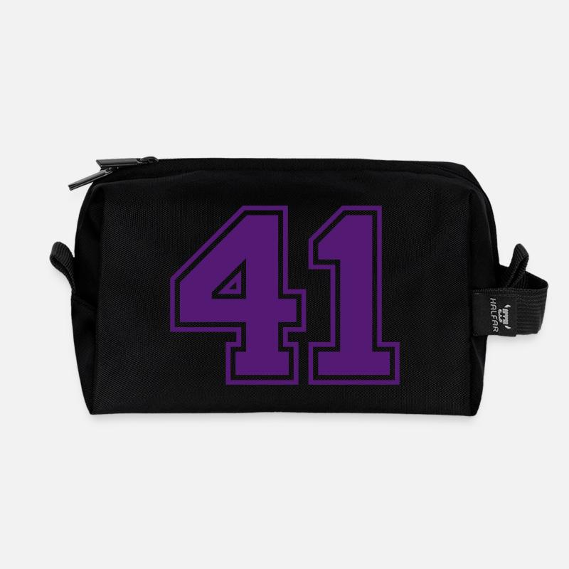 41 - Recycelte Kulturtasche - Schwarz