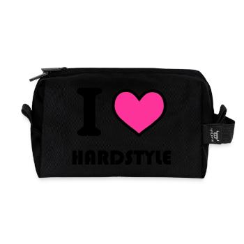 hardstyle - Recycled Toiletry Zip Bag - black - Front