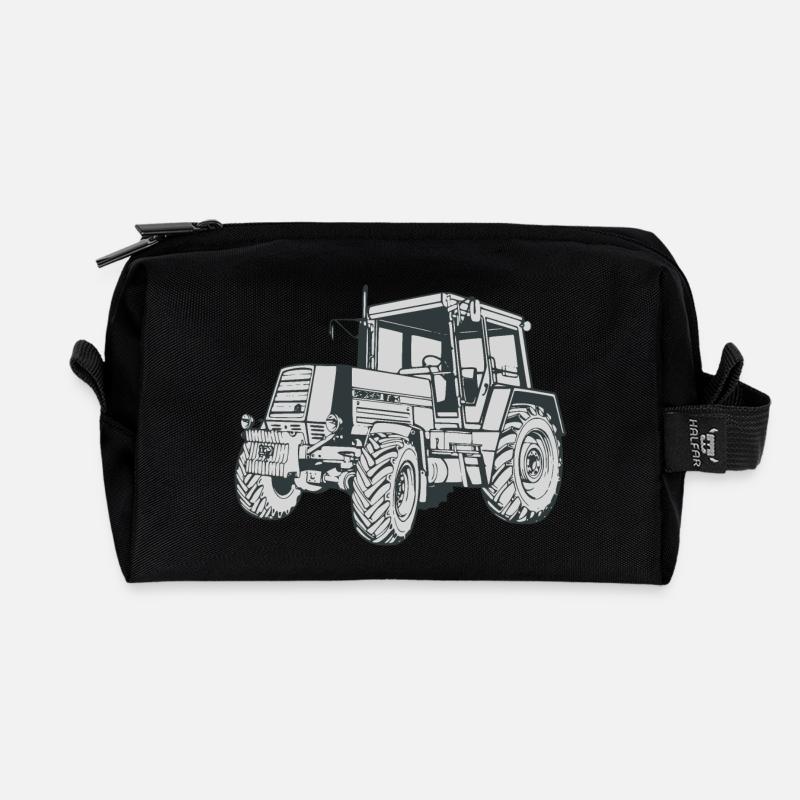 DDR Traktor ZT 300 Serie - Recycelte Kulturtasche - Schwarz
