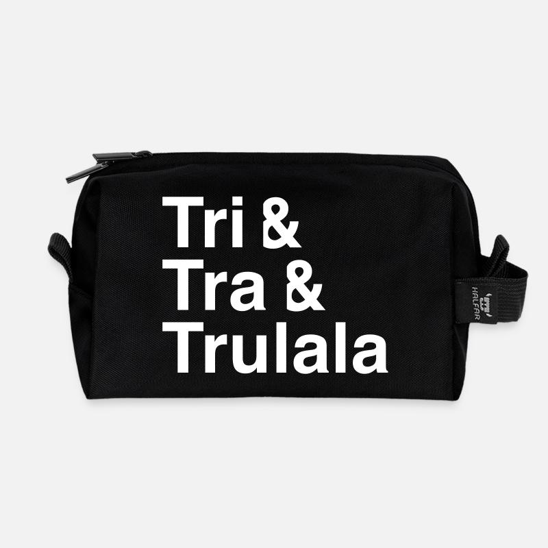 Kasper - Tri Tra Trulala - Recycelte Kulturtasche - Schwarz