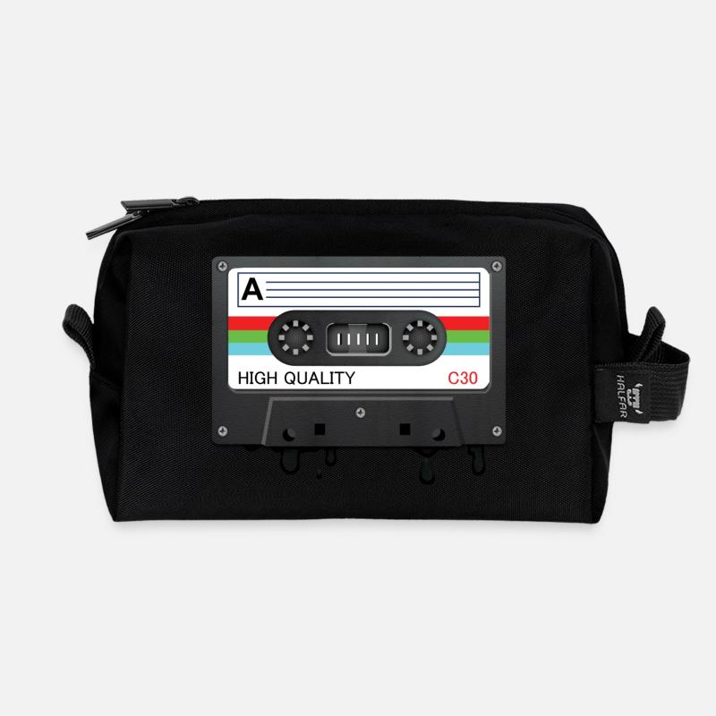 K7 cool - Recycled Toiletry Zip Bag - black