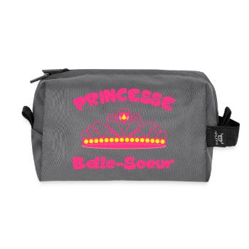 Princesse belle-soeur - Recycelte Kulturtasche - Anthrazit - Vorne