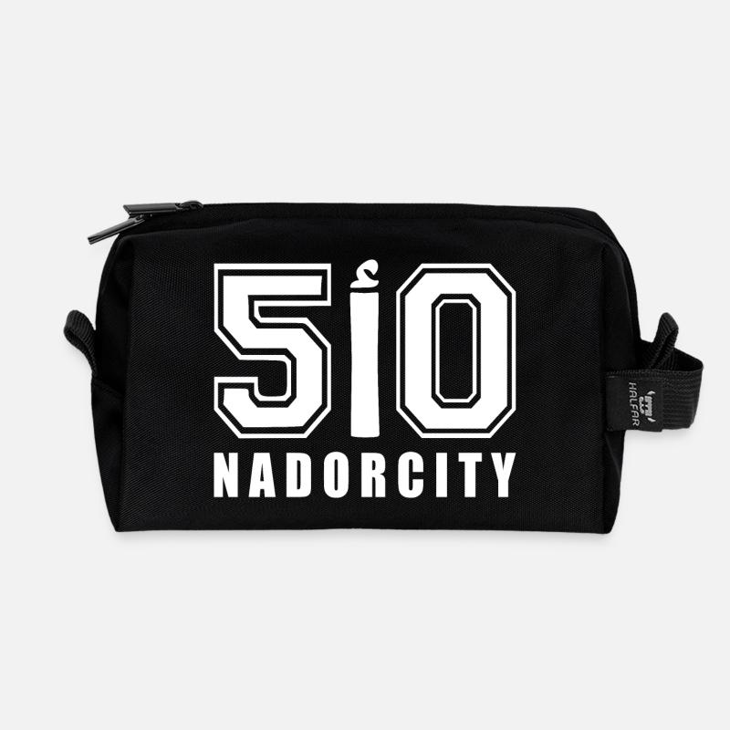Nador kennzeichen ا 50 - Recycelte Kulturtasche - Schwarz