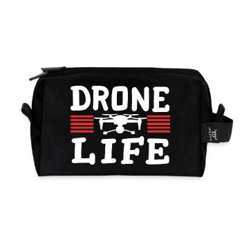 Drohnenpilot RC FPV Quadrocopter - Recycelte Kulturtasche - Schwarz - Vorne