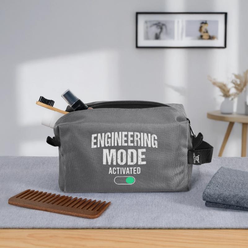 Mechanical Engineering Mechanical Engineer Recycled Toiletry Zip Bag