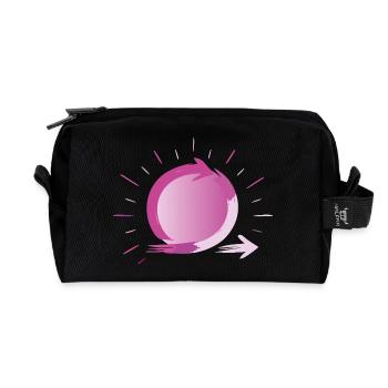 Agile pour la victoire ! - Trousse de toilette en tissu recyclé - noir - Devant