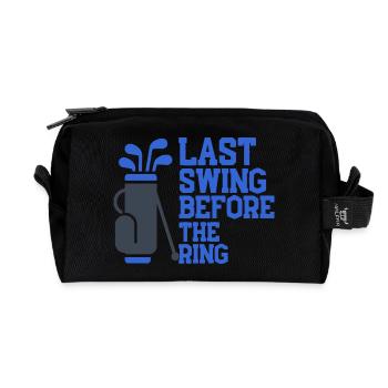 Last Swing Before The Ring - Recycelte Kulturtasche - Schwarz - Vorne